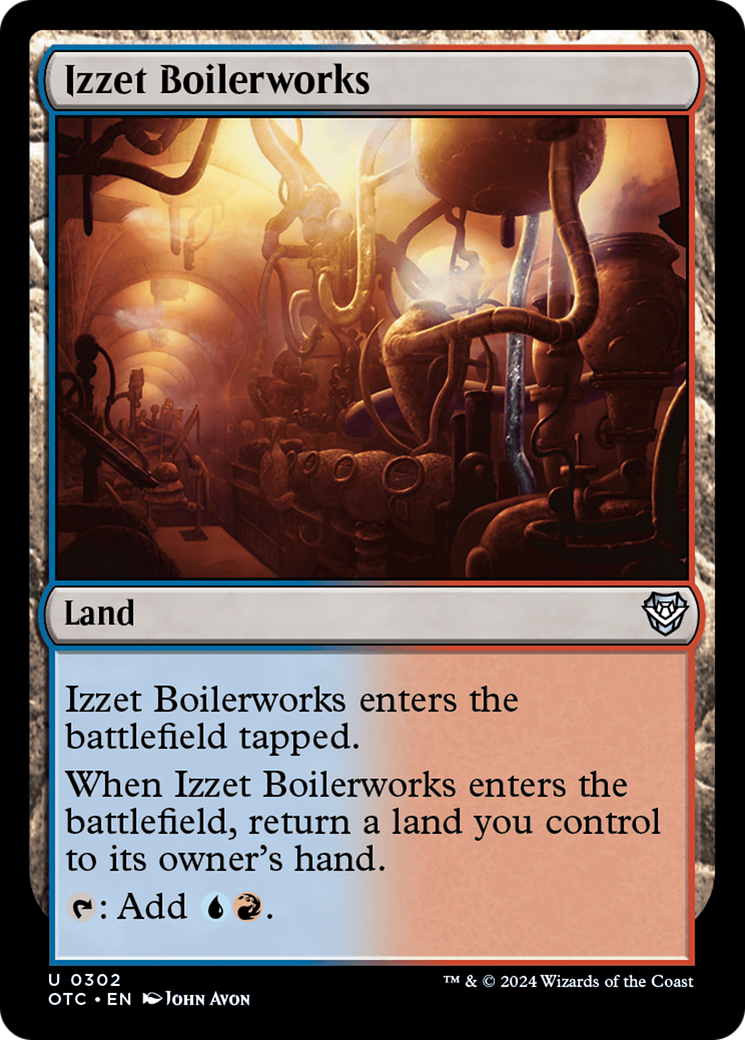 Izzet Boilerworks [Outlaws of Thunder Junction Commander] | Card Citadel