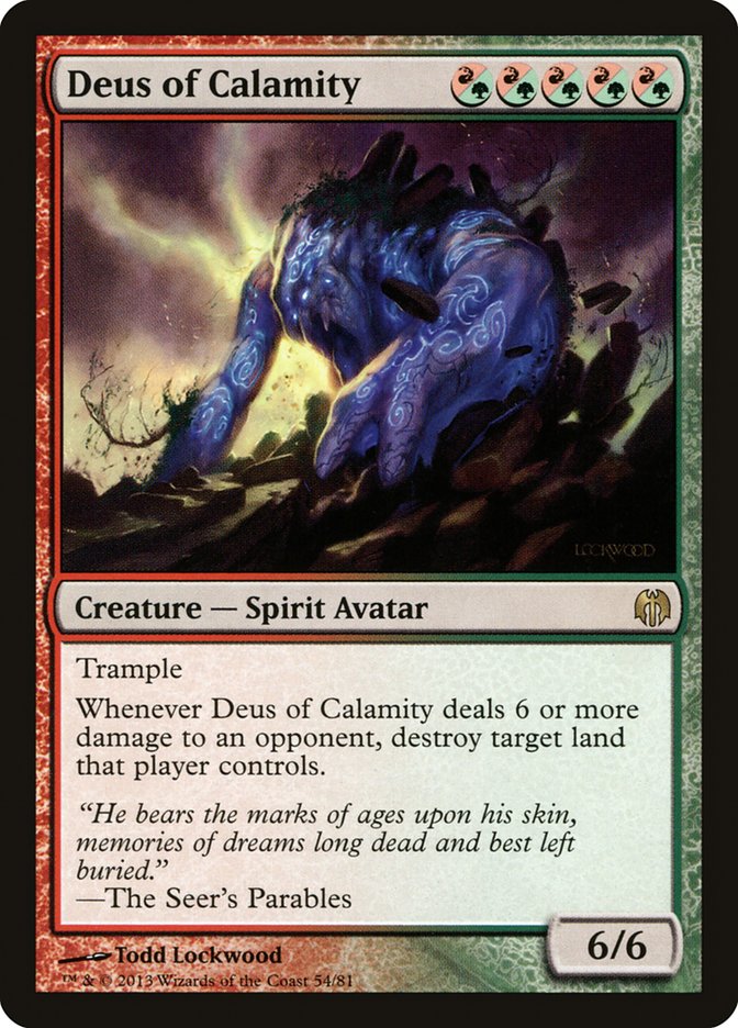 Deus of Calamity [Duel Decks: Heroes vs. Monsters] | Card Citadel