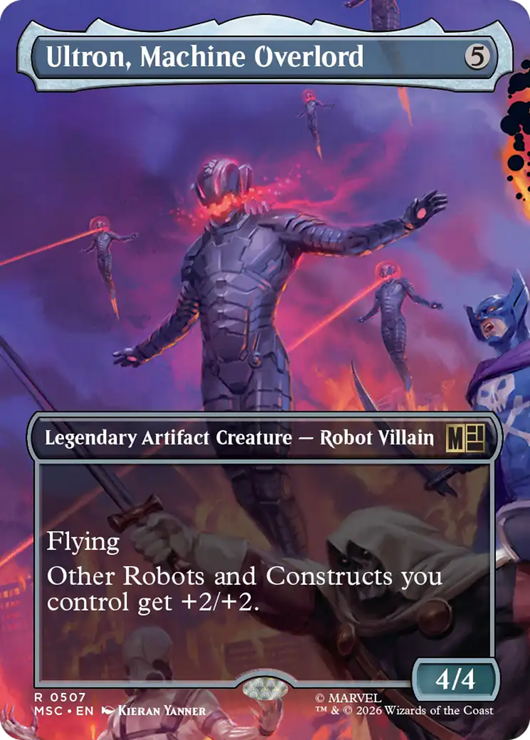 Ultron, Machine Overlord (Borderless) [Marvel Super Heroes Commander] | Card Citadel