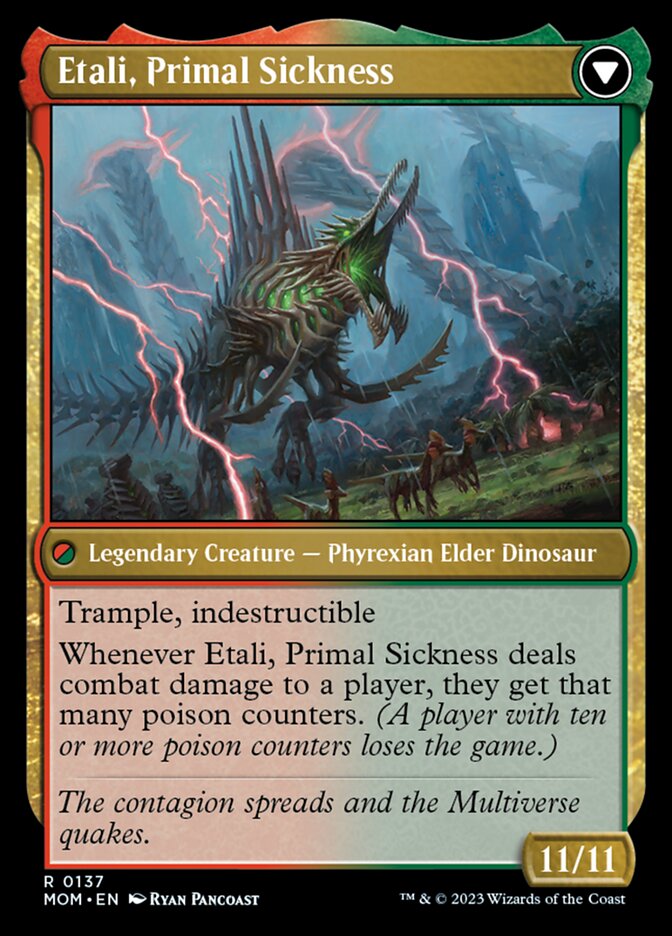 Etali, Primal Conqueror // Etali, Primal Sickness [March of the Machine] | Card Citadel