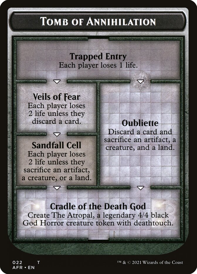 Tomb of Annihilation Token (Oversized) [Oversize Cards] | Card Citadel