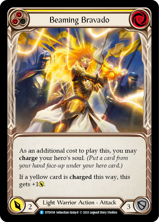 Beaming Bravado (Yellow) [DTD058] (Dusk Till Dawn) | Card Citadel