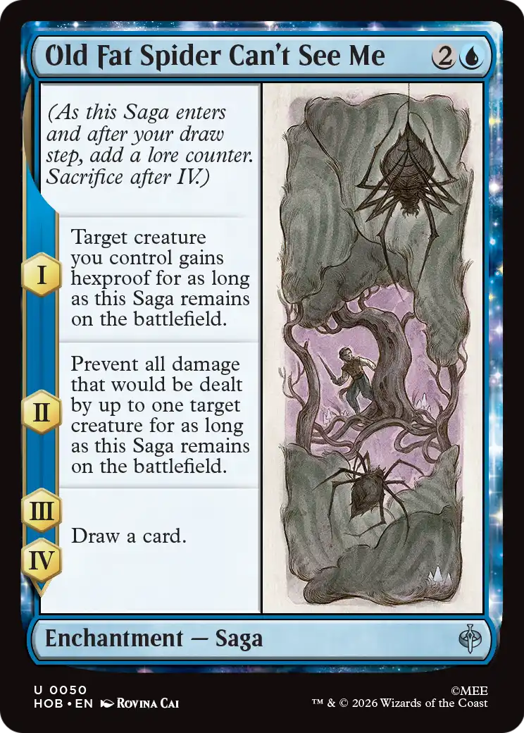Old Fat Spider Can't See Me [The Hobbit] | Card Citadel