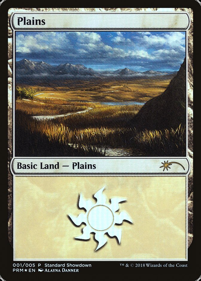 Plains (Alayna Danner) [Standard Showdown Promos] | Card Citadel