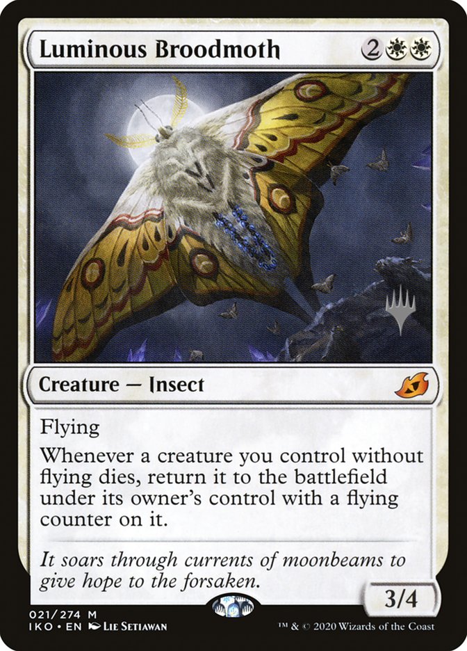 Luminous Broodmoth (Promo Pack) [Ikoria: Lair of Behemoths Promos] | Card Citadel