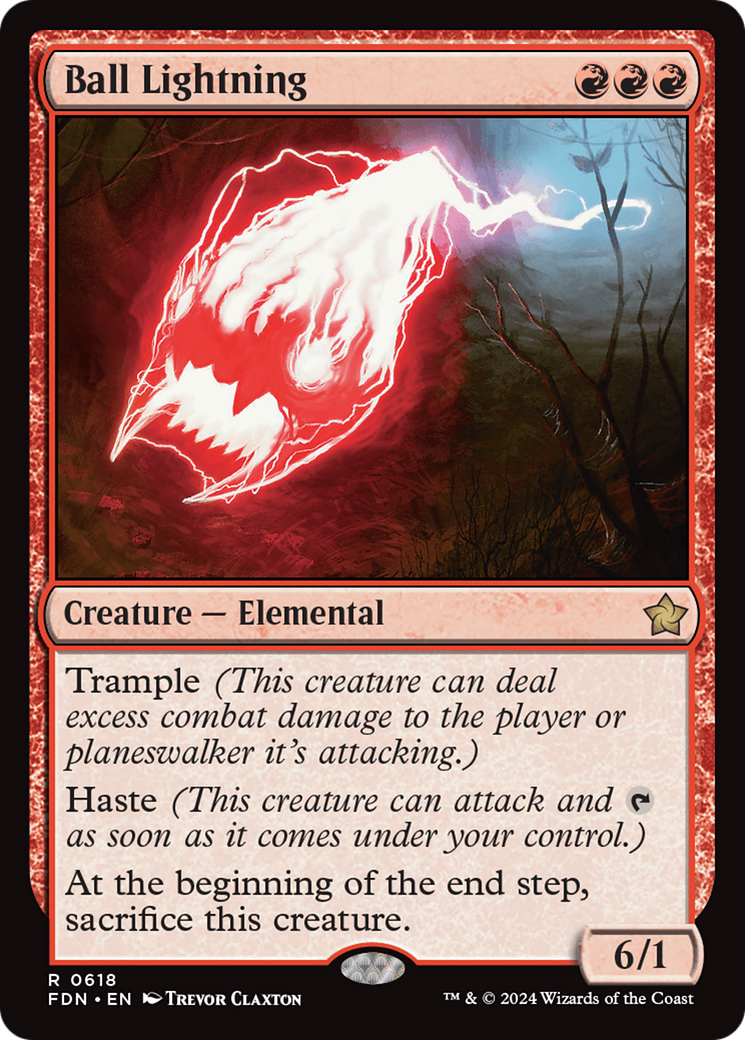 Ball Lightning [Foundations] | Card Citadel