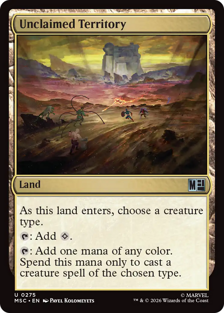 Unclaimed Territory [Marvel Super Heroes Commander] | Card Citadel