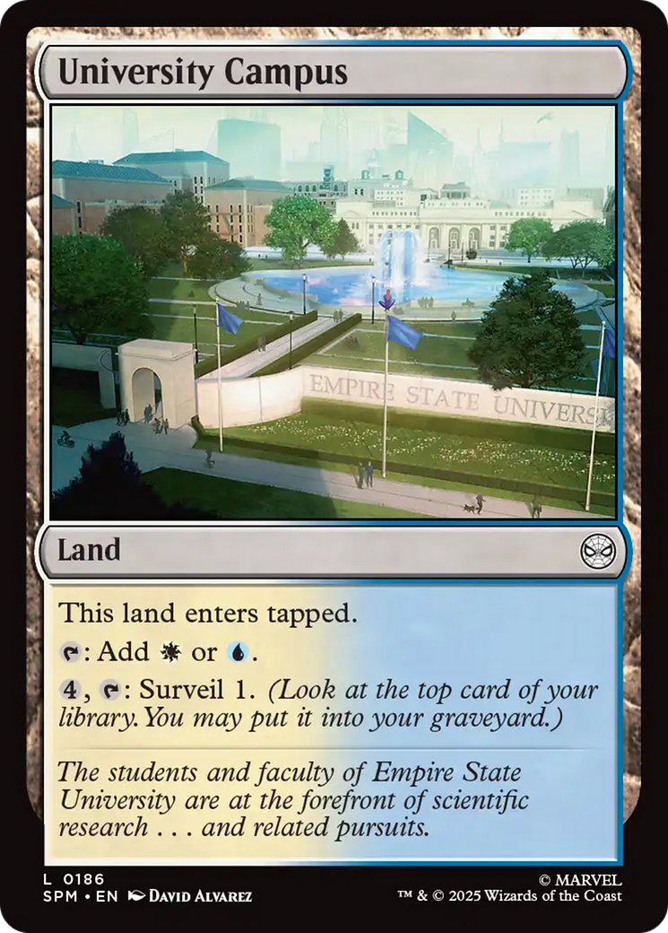 University Campus [Marvel's Spider-Man] | Card Citadel