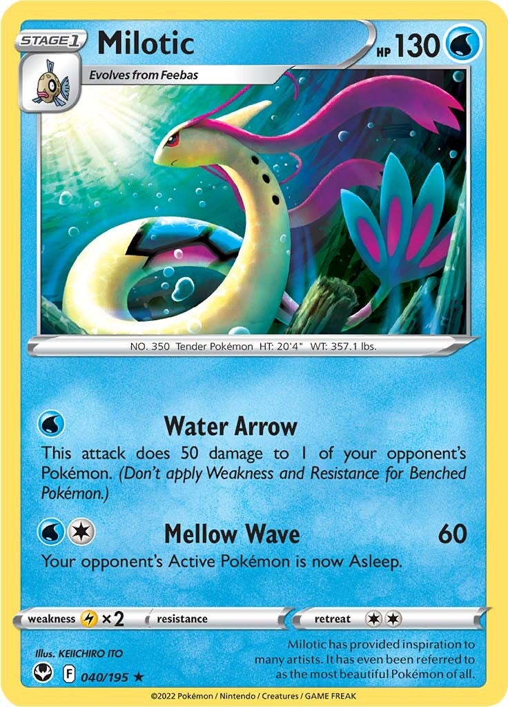 Milotic (040/195) [Sword & Shield: Silver Tempest] | Card Citadel
