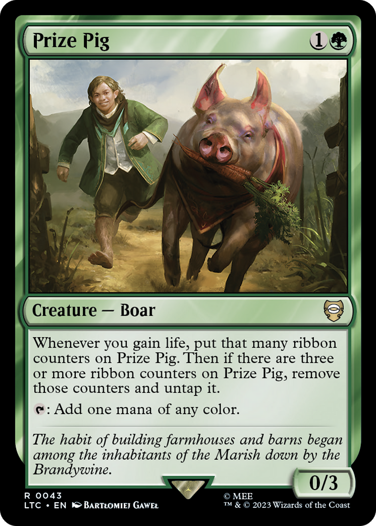 Prize Pig [The Lord of the Rings: Tales of Middle-Earth Commander] | Card Citadel