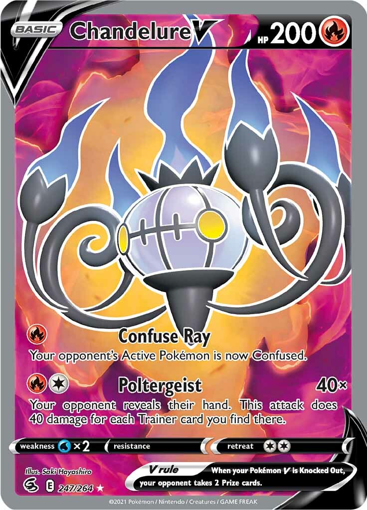 Chandelure V (247/264) [Sword & Shield: Fusion Strike] | Card Citadel