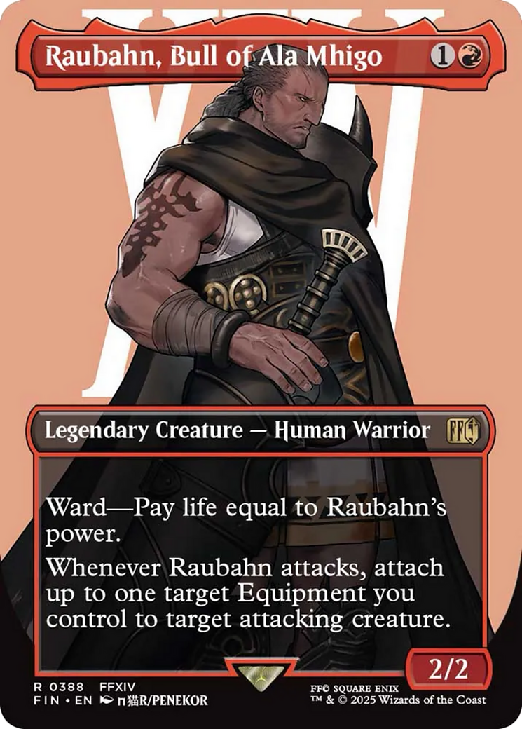 Raubahn, Bull of Ala Mhigo (Borderless) [FINAL FANTASY] | Card Citadel
