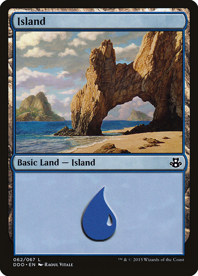 Island (62) [Duel Decks: Elspeth vs. Kiora] | Card Citadel