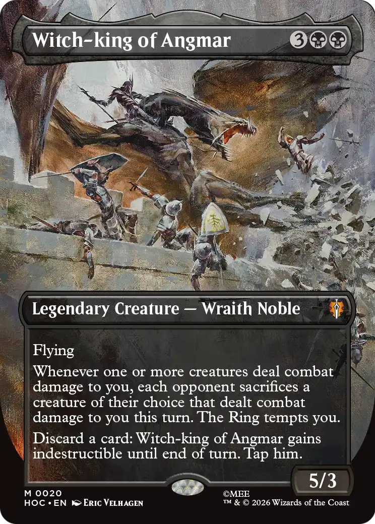 Witch-king of Angmar (Borderless) [The Hobbit: Eternal-Legal] | Card Citadel