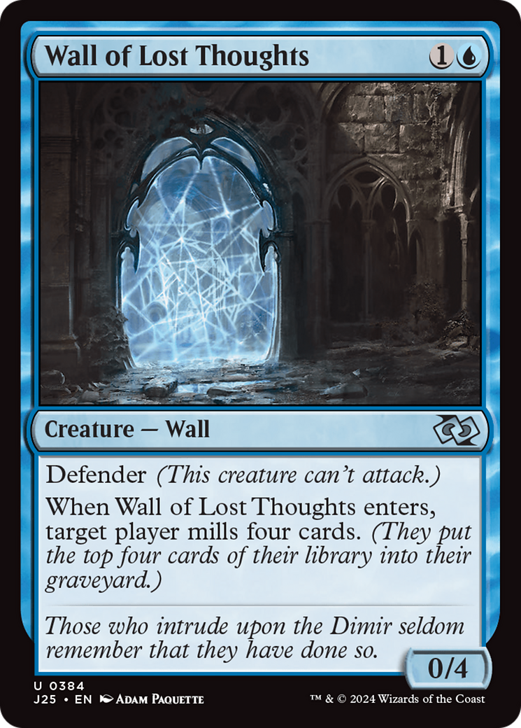 Wall of Lost Thoughts [Foundations Jumpstart] | Card Citadel