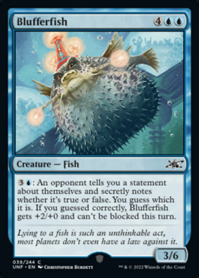 Blufferfish [Unfinity] | Card Citadel