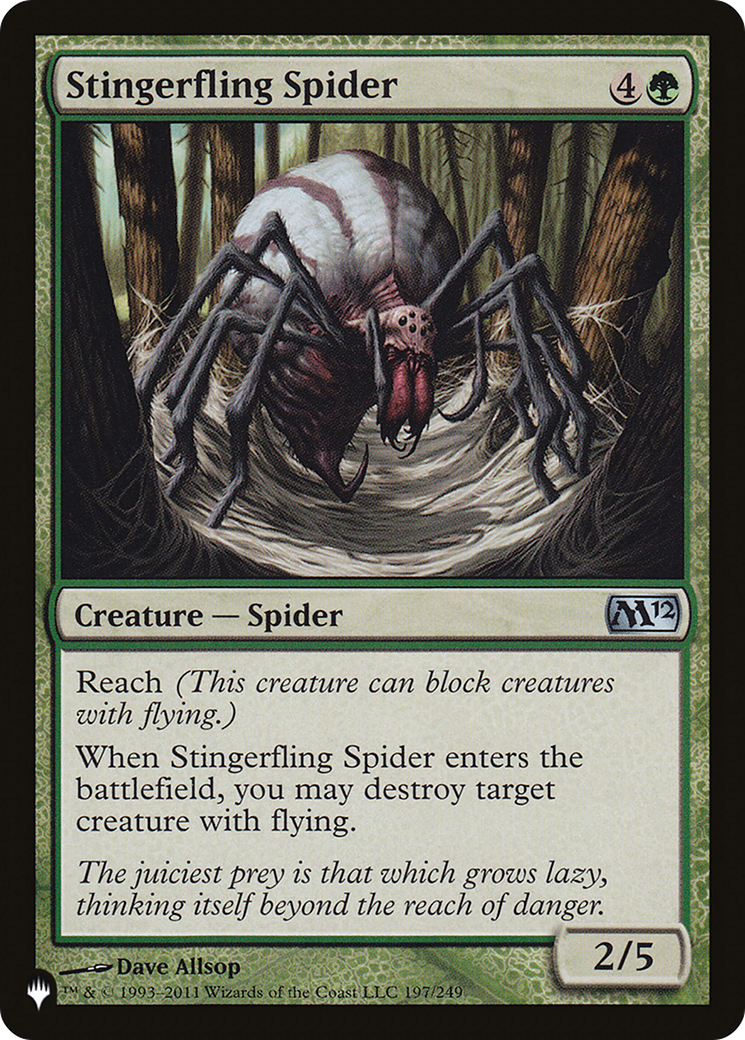 Stingerfling Spider [The List Reprints] | Card Citadel