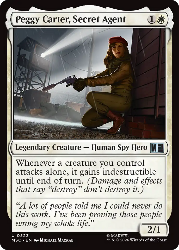 Peggy Carter, Secret Agent [Marvel Super Heroes Commander] | Card Citadel