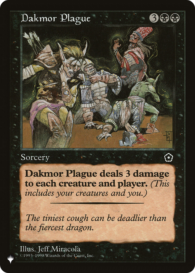 Dakmor Plague [The List] | Card Citadel