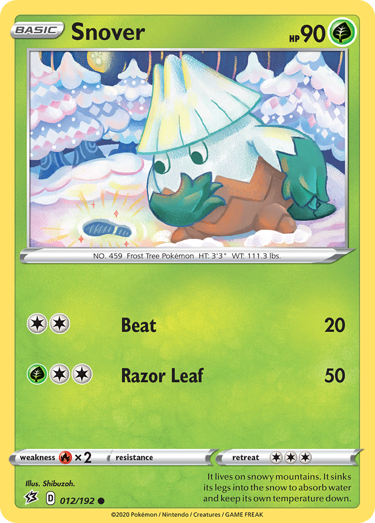 Snover (012/192) [Sword & Shield: Rebel Clash] | Card Citadel