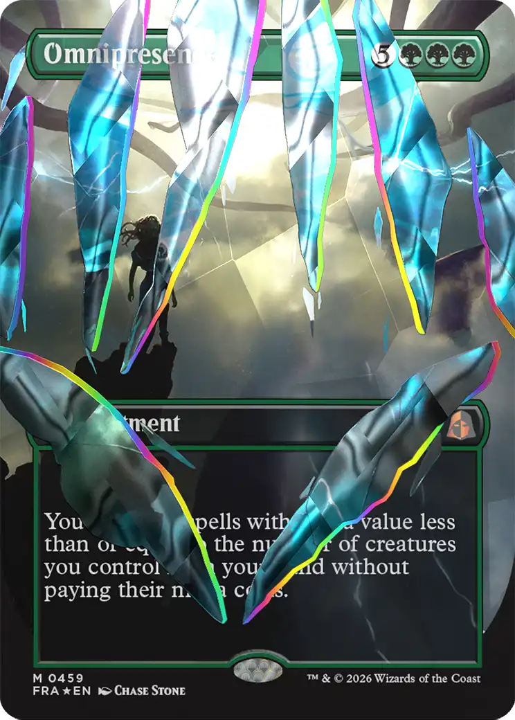 Omnipresence (Borderless) (Facet Foil) (0459) [Reality Fracture] | Card Citadel