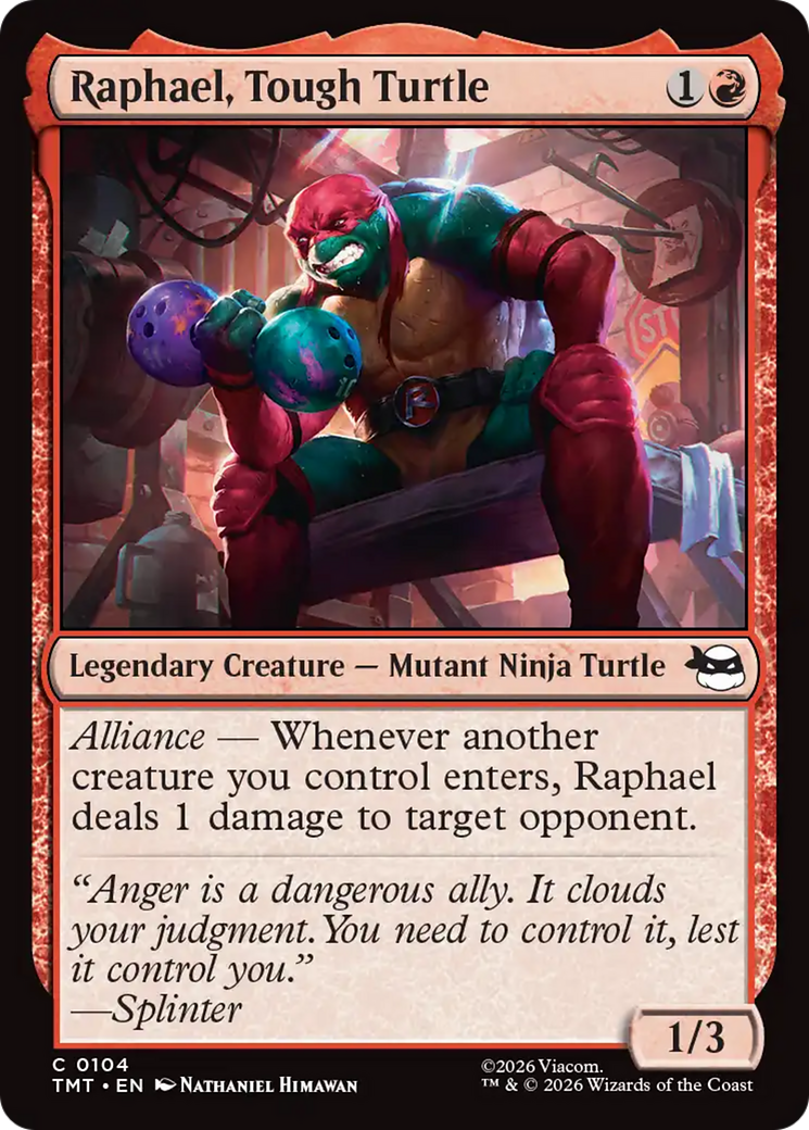 Raphael, Tough Turtle [Teenage Mutant Ninja Turtles] | Card Citadel