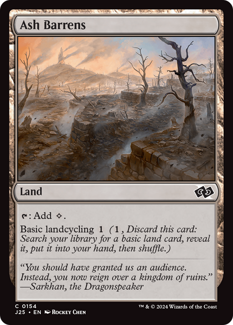 Ash Barrens [Foundations Jumpstart] | Card Citadel