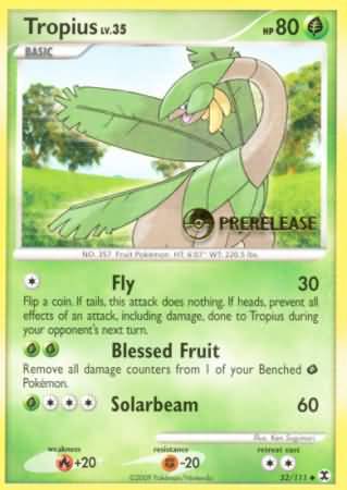 Tropius (52/111) (Prerelease Promo) [Nintendo: Black Star Promos] | Card Citadel