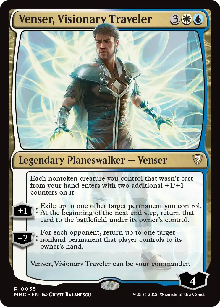 Venser, Visionary Traveler [Mystery Booster: Commander Edition] | Card Citadel