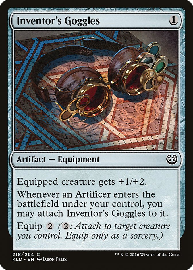 Inventor's Goggles [Kaladesh] | Card Citadel