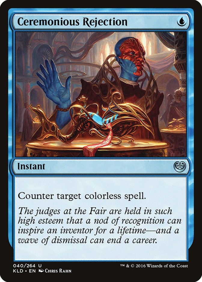 Ceremonious Rejection [Kaladesh] | Card Citadel