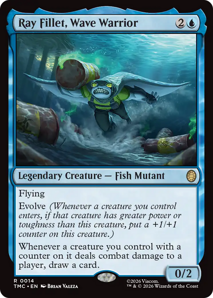 Ray Fillet, Wave Warrior [Teenage Mutant Ninja Turtles Commander] | Card Citadel
