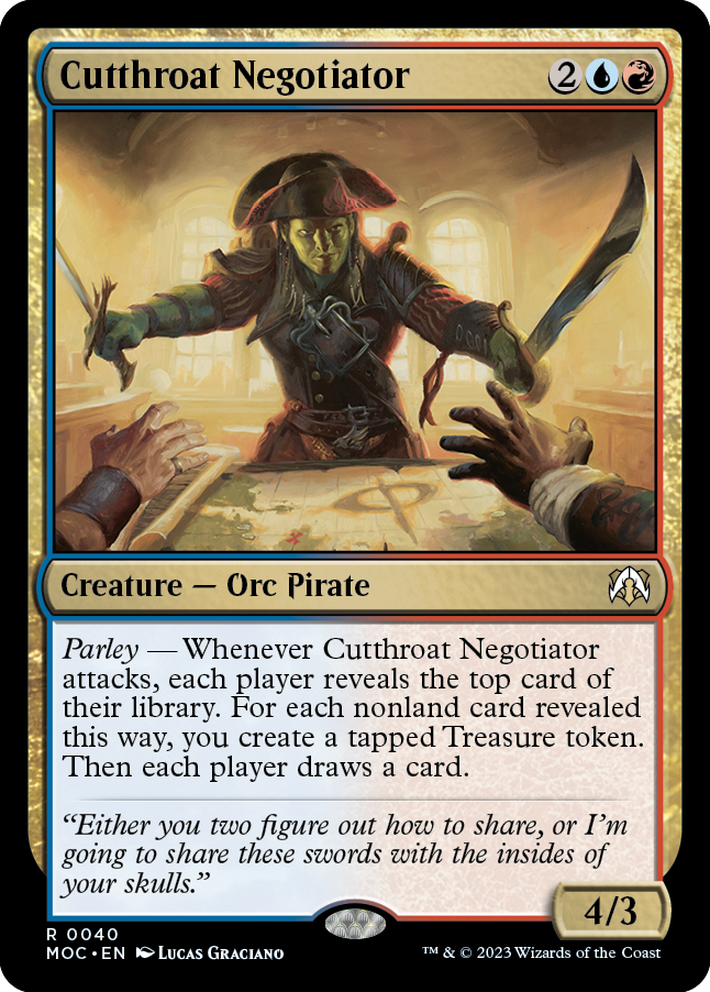 Cutthroat Negotiator [March of the Machine Commander] | Card Citadel