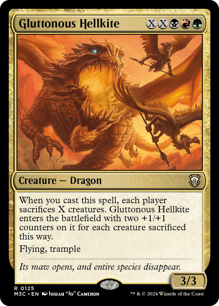 Gluttonous Hellkite [Modern Horizons 3 Commander] | Card Citadel