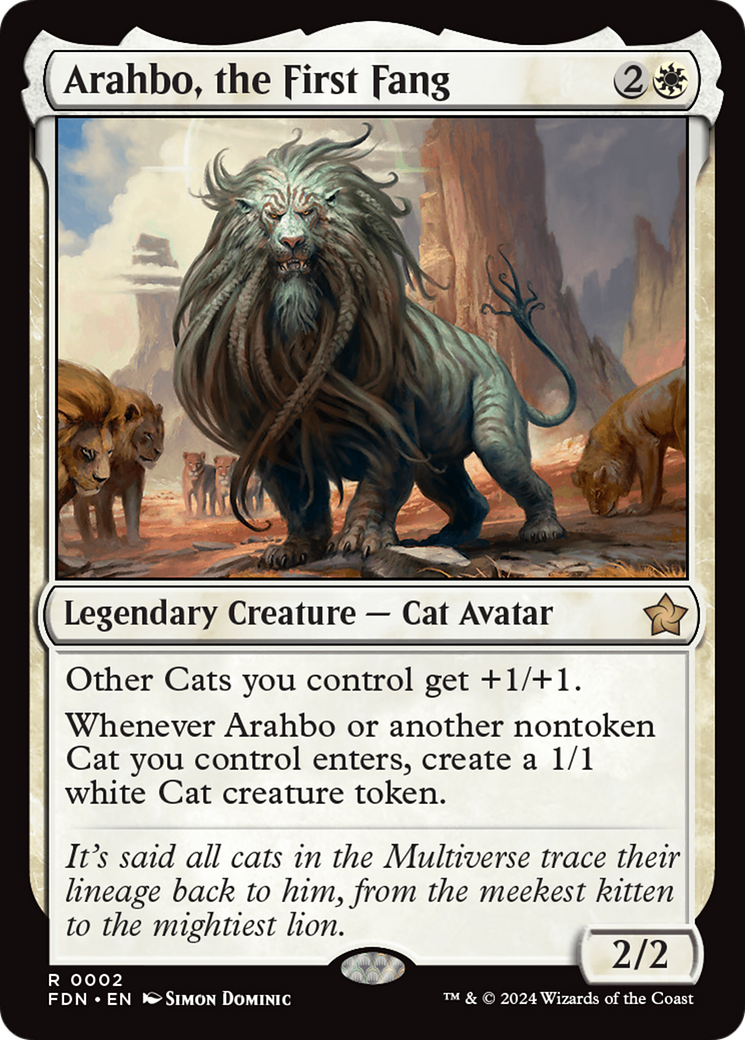 Arahbo, the First Fang [Foundations] | Card Citadel