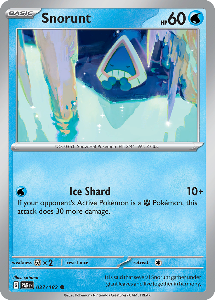 Snorunt (037/182) [Scarlet & Violet: Paradox Rift] | Card Citadel