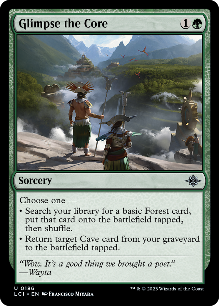 Glimpse the Core [The Lost Caverns of Ixalan] | Card Citadel