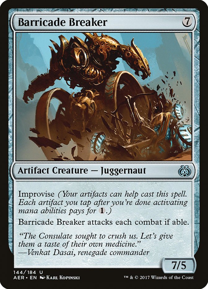Barricade Breaker [Aether Revolt] | Card Citadel