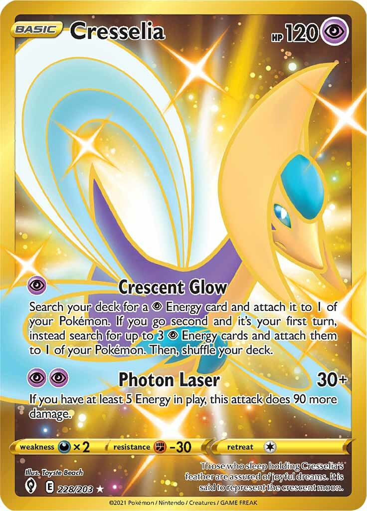 Cresselia (228/203) [Sword & Shield: Evolving Skies] | Card Citadel