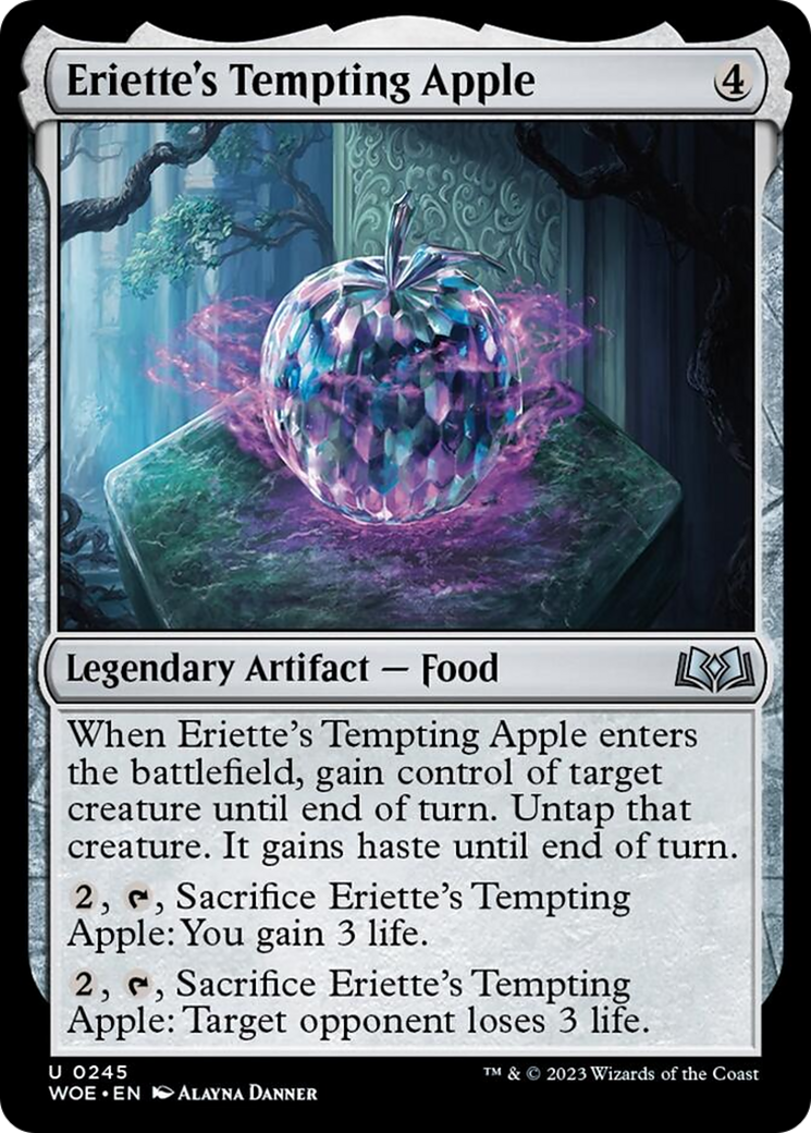 Eriette's Tempting Apple [Wilds of Eldraine] | Card Citadel