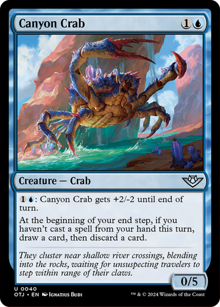 Canyon Crab [Outlaws of Thunder Junction] | Card Citadel