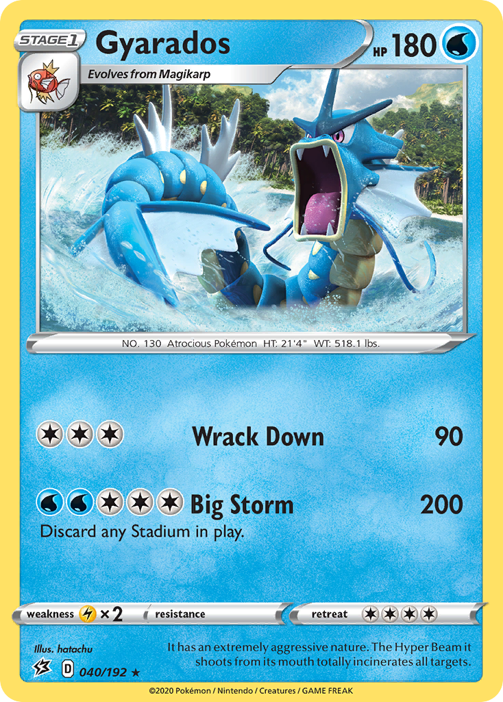 Gyarados (040/192) [Sword & Shield: Rebel Clash] | Card Citadel