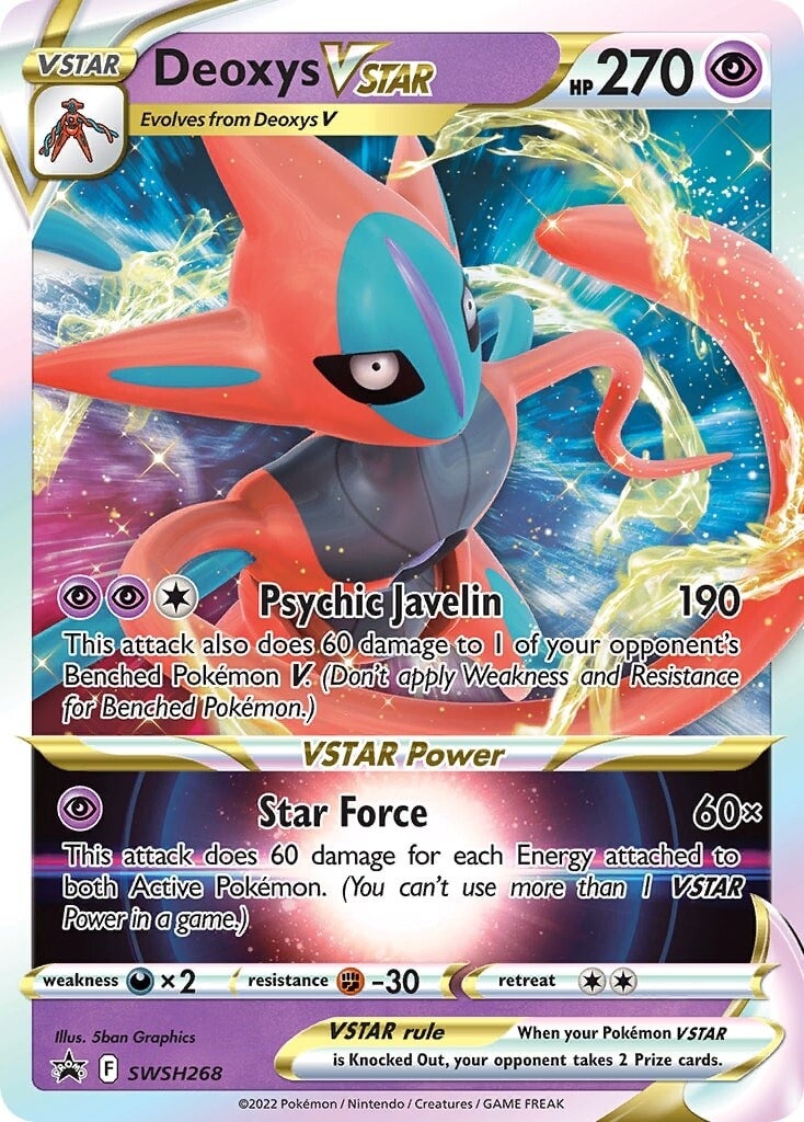 Deoxys VSTAR (SWSH268) [Sword & Shield: Black Star Promos] | Card Citadel