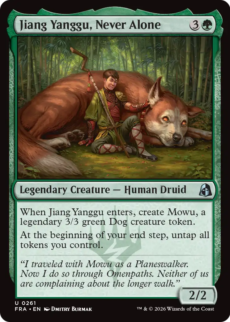 Jiang Yanggu, Never Alone [Reality Fracture] | Card Citadel