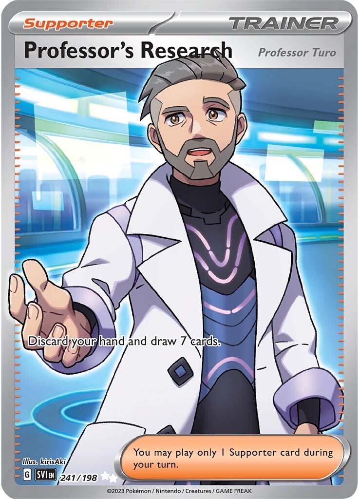 Professor's Research (Professor Turo) (241/198) [Scarlet & Violet: Base Set] | Card Citadel