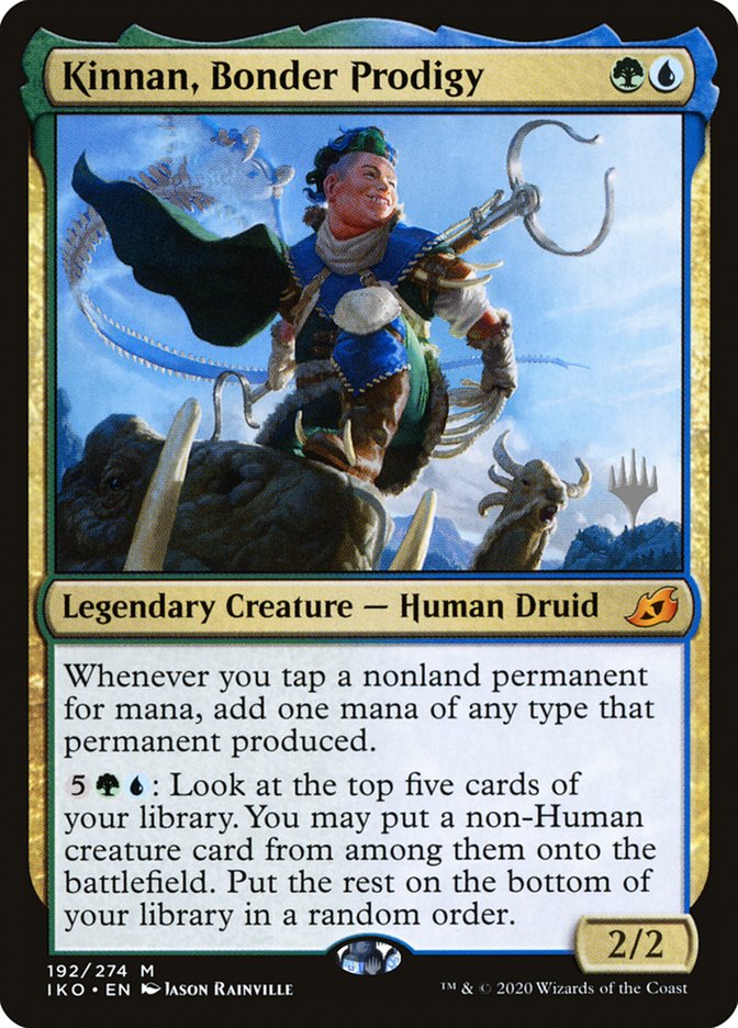 Kinnan, Bonder Prodigy (Promo Pack) [Ikoria: Lair of Behemoths Promos] | Card Citadel
