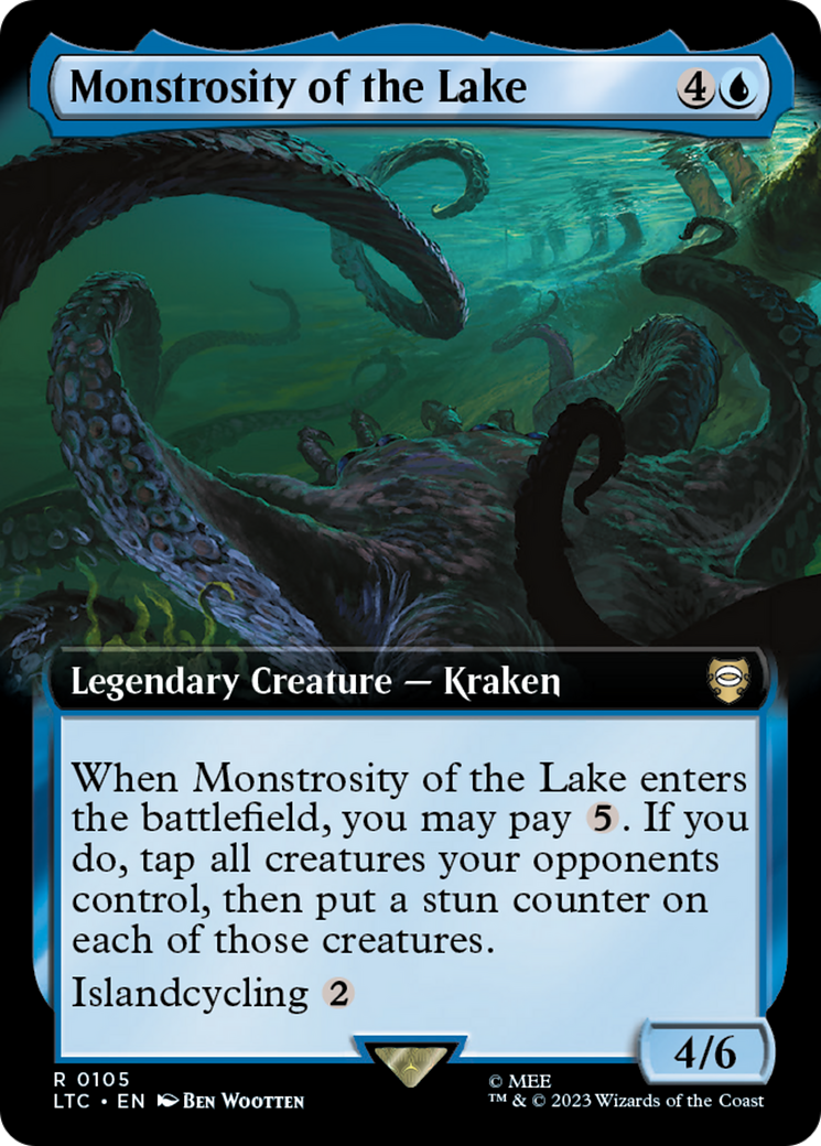 Monstrosity of the Lake (Extended Art) [The Lord of the Rings: Tales of Middle-Earth Commander] | Card Citadel