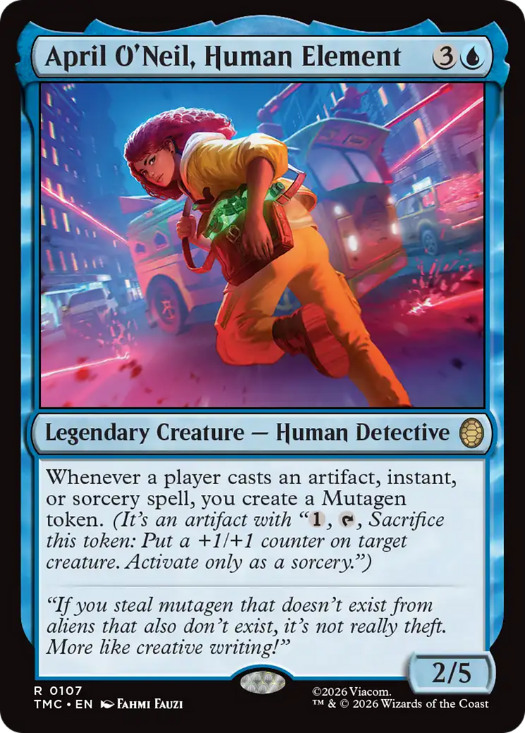 April O'Neil, Human Element [Teenage Mutant Ninja Turtles Commander] | Card Citadel