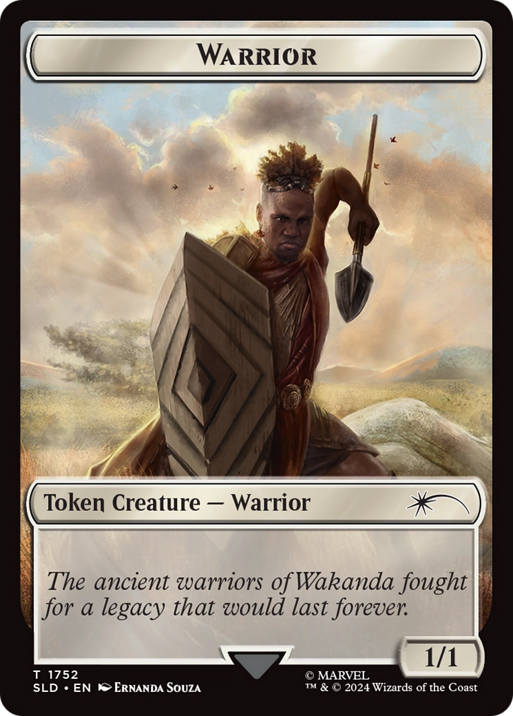 Warrior Token (Rainbow Foil) [Secret Lair Drop Series] | Card Citadel