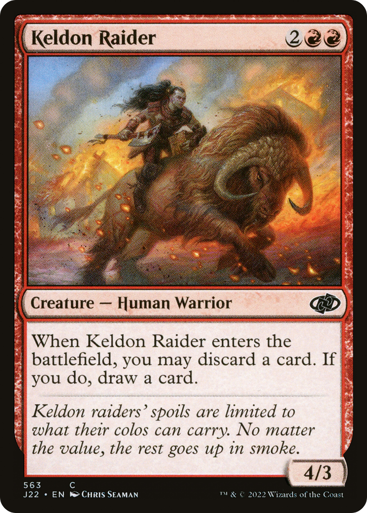 Keldon Raider [Jumpstart 2022] | Card Citadel